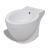 Set de toaletă & bideu, alb, ceramică GartenMobel Dekor