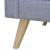 Set canapele cu 2 locuri și 3 locuri, textil, gri deschis  GartenMobel Dekor