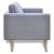 Set canapele cu 2 locuri și 3 locuri, textil, gri deschis  GartenMobel Dekor