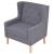 Set cu canapea, 2 piese, material textil, gri GartenMobel Dekor