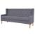Set de canapele, 2 piese, material textil, gri GartenMobel Dekor
