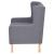 Set canapea, 3 piese, textil, Gri GartenMobel Dekor