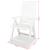 Set mobilier bistro, 3 piese, alb, plastic GartenMobel Dekor