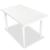 Set mobilier de exterior, 7 piese, alb, plastic GartenMobel Dekor