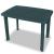 Set mobilier bistro, 3 piese, verde, plastic GartenMobel Dekor