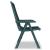 Set mobilier de exterior, 7 piese, verde, plastic GartenMobel Dekor