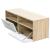 Comode TV 2 buc, PAL, 95x35x36 cm, stejar și alb GartenMobel Dekor