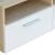 Comode TV 2 buc, PAL, 95x35x36 cm, stejar și alb GartenMobel Dekor