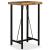 Set mobilier bar, 3 piese lemn masiv reciclat și piele naturală GartenMobel Dekor