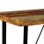 Set mobilier bar, 5 piese lemn masiv reciclat și piele naturală GartenMobel Dekor