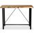 Set mobilier bar, 5 piese lemn masiv reciclat și piele naturală GartenMobel Dekor