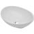 Chiuvetă de baie cu robinet mixer, ceramică, oval, alb GartenMobel Dekor