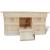 Case de vrăbii, 2 buc., 44 x 15,5 x 21,5 cm, lemn GartenMobel Dekor
