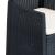 Set mobilier exterior, 5 piese, antracit, plastic, aspect ratan GartenMobel Dekor