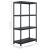 Rafturi de depozitare, 5 buc. negru, 60 x 30 x 138 cm plastic GartenMobel Dekor