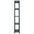 Rafturi de depozitare 2 buc. negru 60x30x180 cm plastic 125 kg GartenMobel Dekor