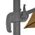 Umbrelă de exterior cu bază portabilă, gri taupe GartenMobel Dekor