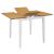 Set mobilier de bucătărie, 5 piese, alb, MDF GartenMobel Dekor