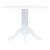 Set mobilier bucătărie, 5 piese, alb, lemn masiv de hevea GartenMobel Dekor