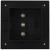 Lămpi solare de exterior, 12 buc., negru, 12 cm, pătrat, LED GartenMobel Dekor