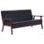 Set de canapele, 2 piese, negru, piele ecologică GartenMobel Dekor