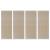Covoare de bambus natural, 4 buc., 120x180 cm, dreptunghiulare GartenMobel Dekor