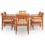 Set mobilier de exterior cu perne 7 piese lemn masiv de acacia GartenMobel Dekor