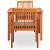 Set mobilier de exterior cu perne 3 piese, lemn masiv de acacia GartenMobel Dekor