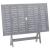 Set mobilier de grădină, 5 piese, gri, lemn masiv de acacia GartenMobel Dekor