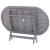 Set mobilier de grădină, 9 piese, gri, lemn masiv de acacia GartenMobel Dekor