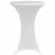 Husă de masă cu picior Ø70 cm, 4 buc., alb, elastic GartenMobel Dekor