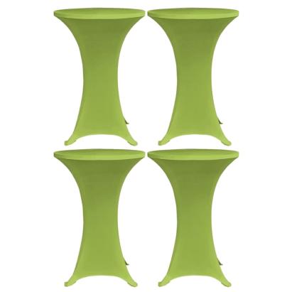 Husă elastică pentru masă, 4 buc., verde, 70 cm GartenMobel Dekor