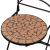 Set de bistro mozaic, 3 piese, cărămiziu, placă ceramică GartenMobel Dekor