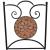 Set de bistro mozaic, 3 piese, cărămiziu, placă ceramică GartenMobel Dekor