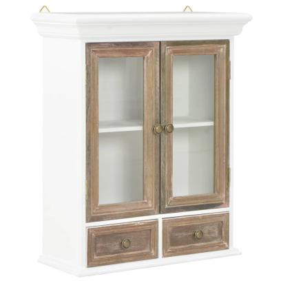 Dulap de perete, alb, 49x22x59 cm, lemn prelucrat GartenMobel Dekor