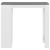 Masă bar cu rafturi, alb, 110x50x103 cm GartenMobel Dekor