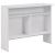 Masă de bar cu 2 blaturi, alb, 130x40x120 cm GartenMobel Dekor