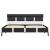 Cadru de pat cu LED, gri, 140 x 200 cm, piele artificială GartenMobel Dekor