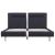 Cadru de pat cu LED, negru, 140 x 200 cm, piele artificială GartenMobel Dekor