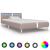 Cadru pat cu LED, cappuccino, 90x200 cm, piele artificială GartenMobel Dekor