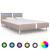 Cadru pat cu LED, cappuccino, 120x200 cm, piele artificială GartenMobel Dekor