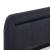 Cadru pat cu LED-uri, gri închis, 180x200 cm, material textil GartenMobel Dekor