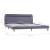 Cadru pat cu LED-uri, gri deschis, 160x200 cm, material textil GartenMobel Dekor