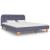 Cadru pat cu LED-uri, gri deschis, 160x200 cm, material textil GartenMobel Dekor