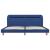 Cadru de pat cu LED-uri, albastru, 160x200 cm, material textil GartenMobel Dekor