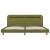 Cadru de pat cu LED-uri, verde, 180 x 200 cm, material textil  GartenMobel Dekor