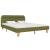 Cadru de pat cu LED-uri, verde, 180 x 200 cm, material textil  GartenMobel Dekor