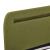 Cadru de pat cu LED-uri, verde, 180 x 200 cm, material textil  GartenMobel Dekor