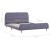 Cadru de pat, gri deschis, 140 x 200 cm, material textil GartenMobel Dekor