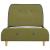 Cadru de pat, verde, 90 x 200 cm, material textil GartenMobel Dekor